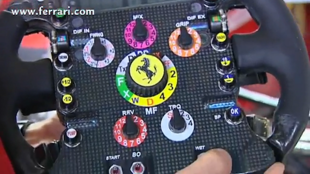 ferrari steering wheel
